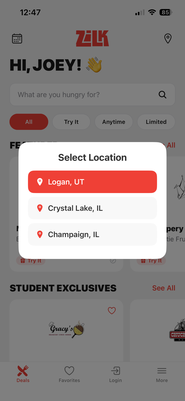 Deals in your town